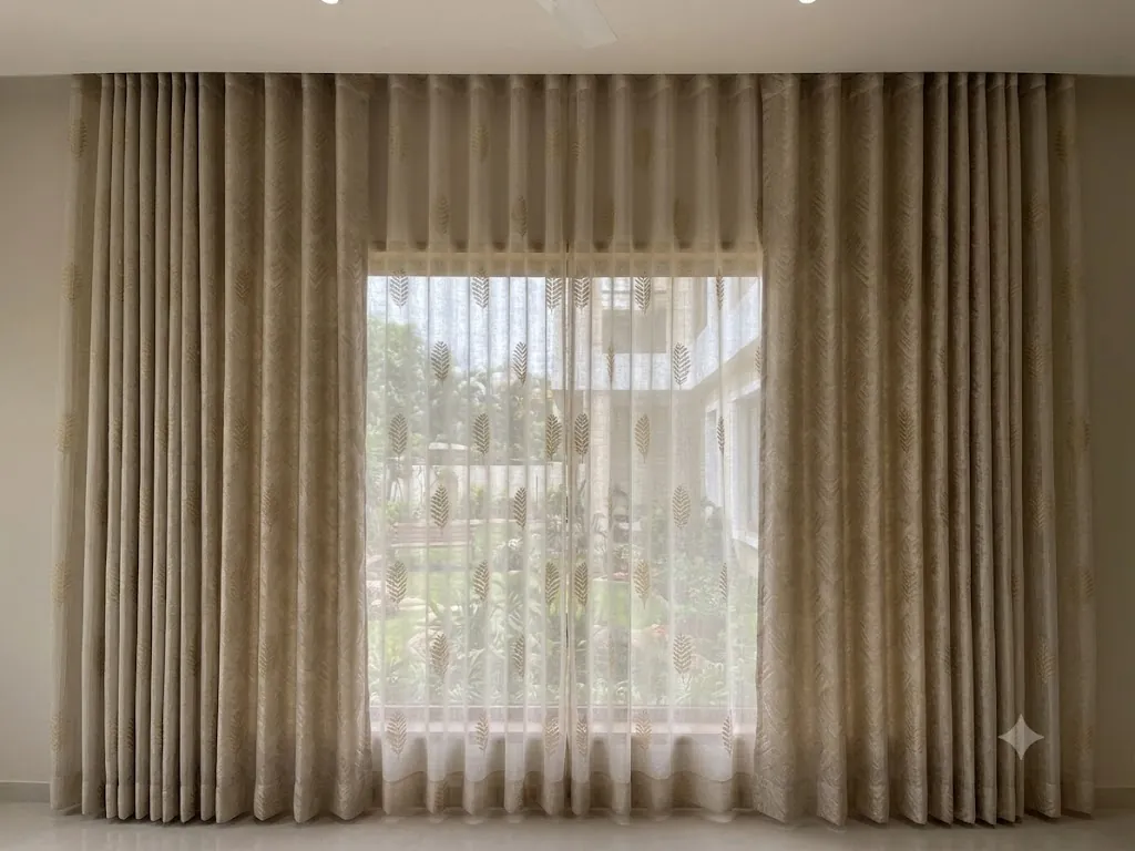 Floor-Length Sheer Curtains