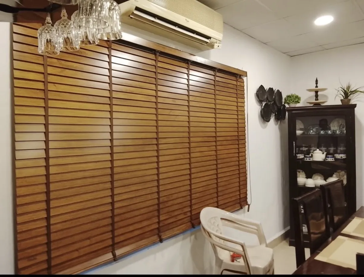 Wooden Blinds for Large Windows