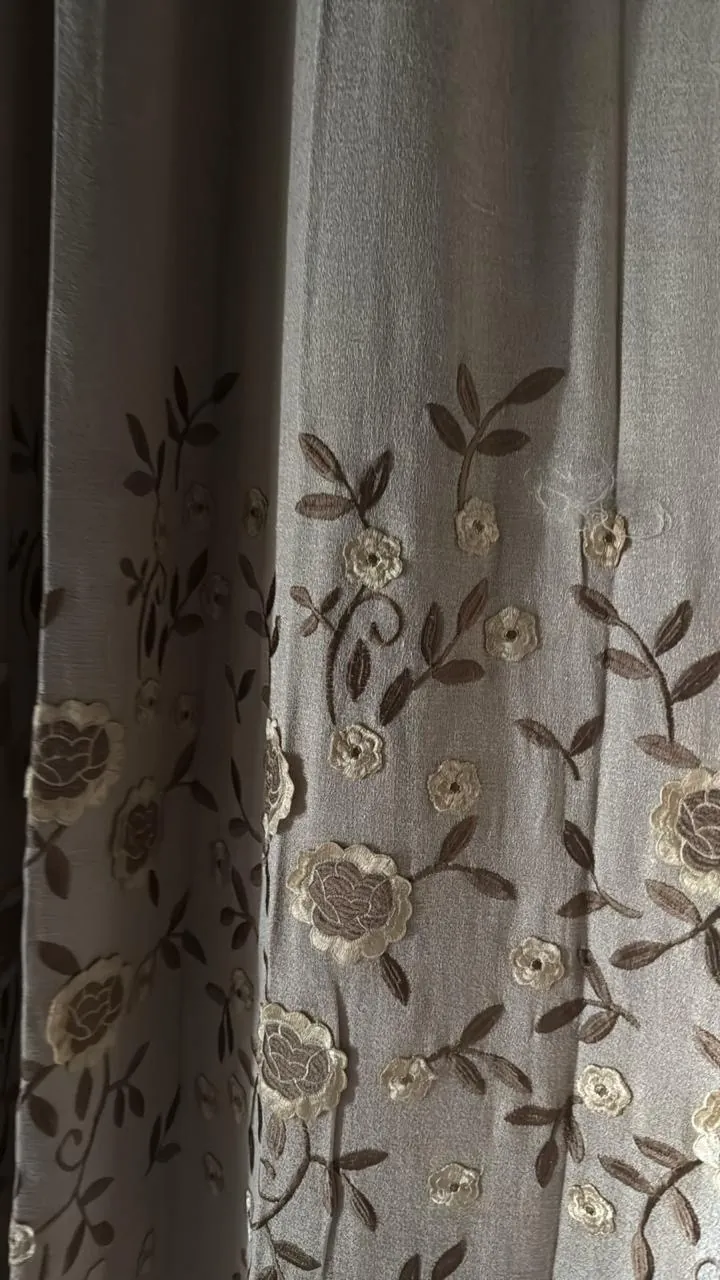 Embroidered Sheer Fabric