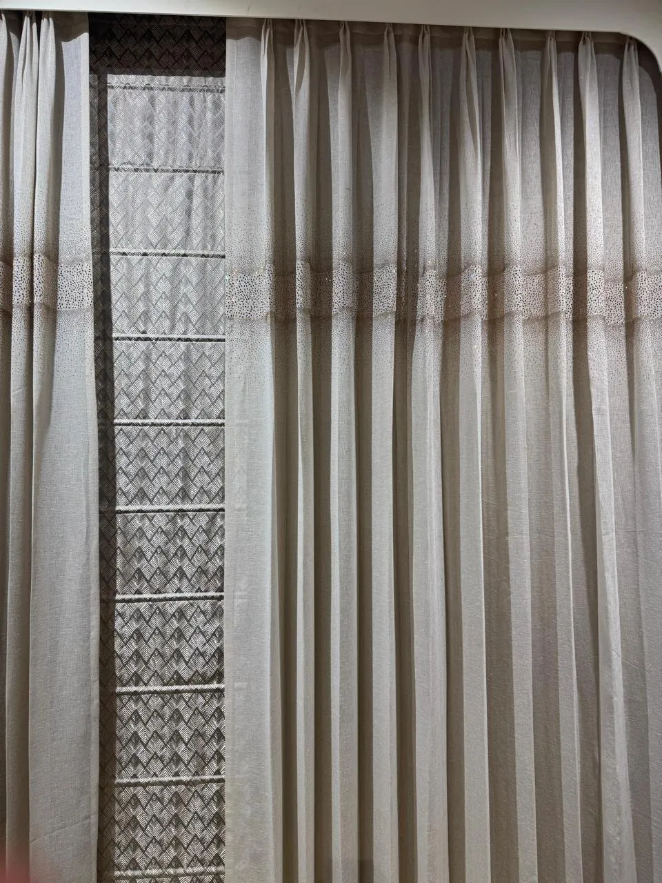 Designer Curtains with Border